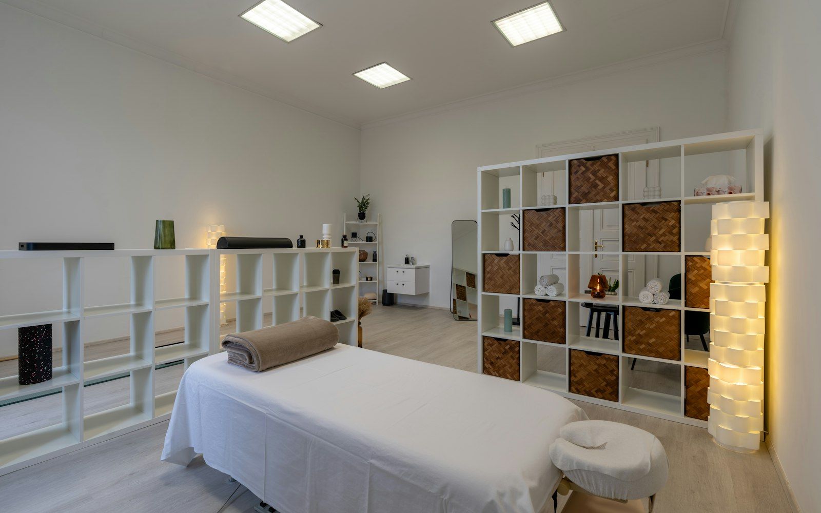 Calming treatment room representing individualized chiropractic care